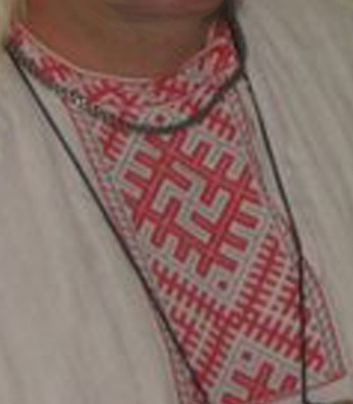 Русский орнамент 012 Орнамент для вышивки крестом одноцветный. Русские народные орнаменты.