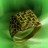 Кольцо с изображением цветка папоротника, малое, 22 - 2507Л7q.jpg