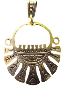 Височное кольцо Славяне
латунь, литьё
Височное кольцо оформлено в виде подвески (оберег женского начала).