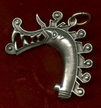 Голова дракона (серебро)