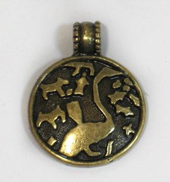 Подвеска с карельским символом Славяне
Латунь, d = 20 мм
Подвеска с изображением древнего карельского иероглифа.