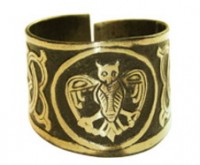 Перстень с изображением совы
