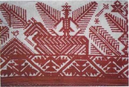Русский орнамент 058 Орнамент для вышивки крестом одноцветный. Русские народные орнаменты.