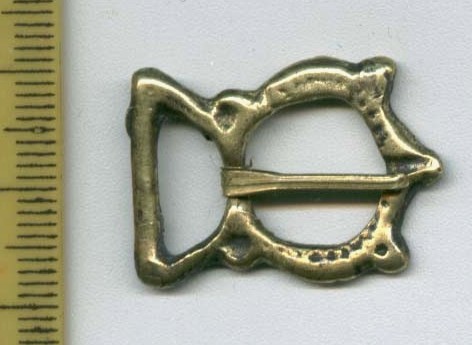 Пряжка поясная бронзовая Славяне
Бронза.
Точная копия небольшой поясной бронзовой пряжки IX-X вв. Северяне.